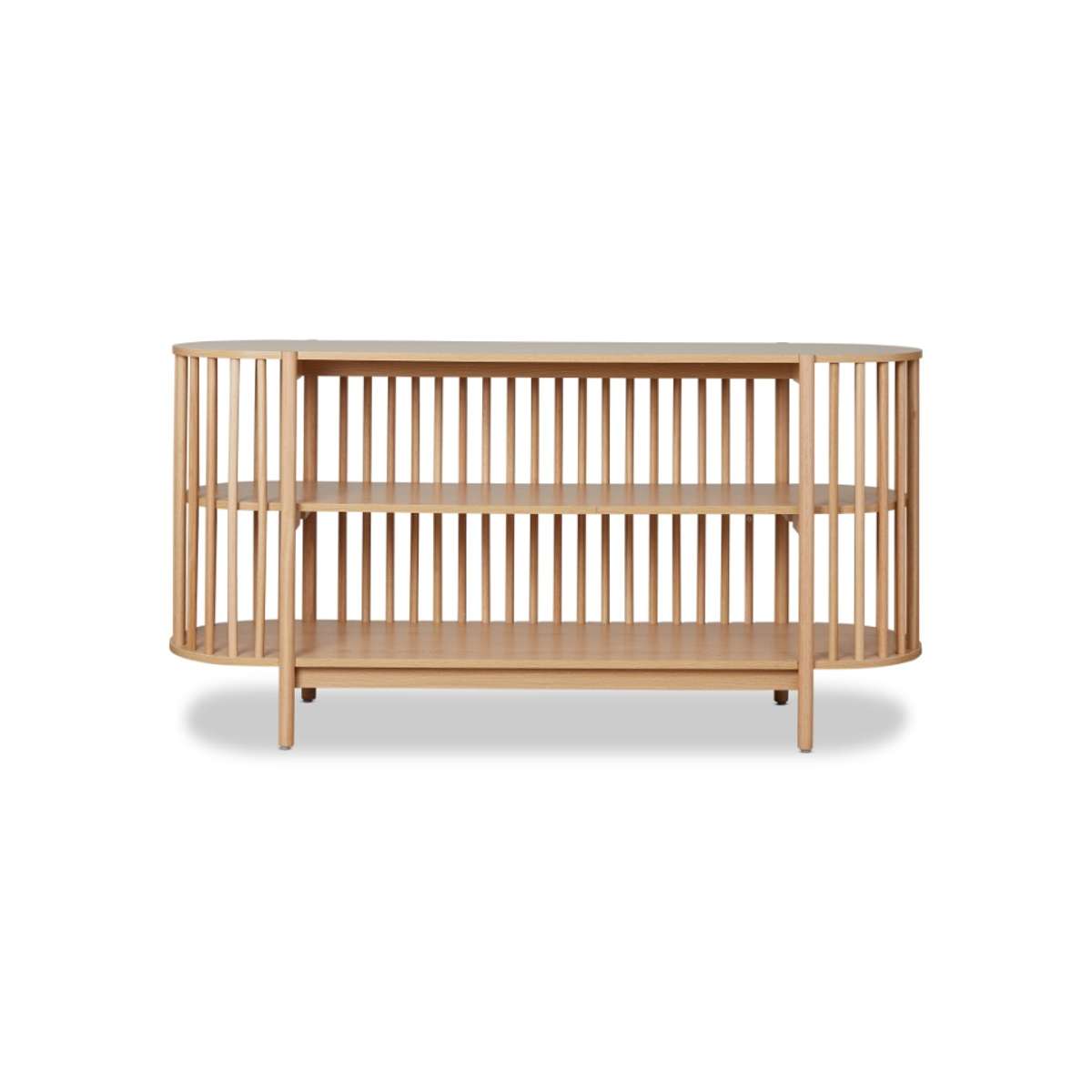 Akari Buffet Table - Natural Wood Dining Table for Kitchen & Dining Room | Perfect for Family Gatherings & Dinner Parties