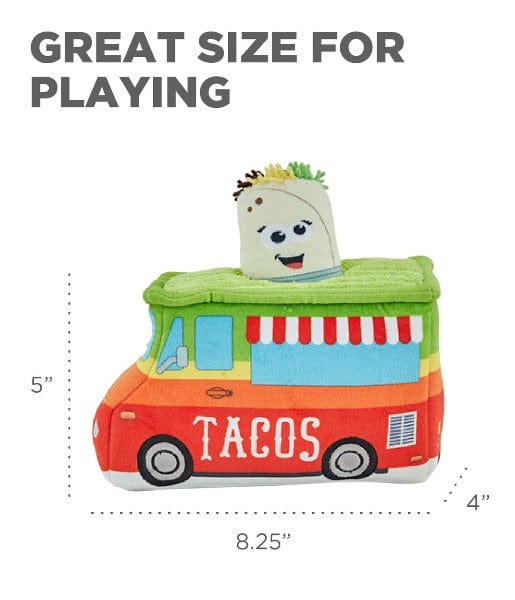 Outward Hound Hide A Taco Plush Dog Toy Puzzle - Interactive Treat Puzzle Game for Dogs - Great for Training, Mental Stimulation & Playtime Fun