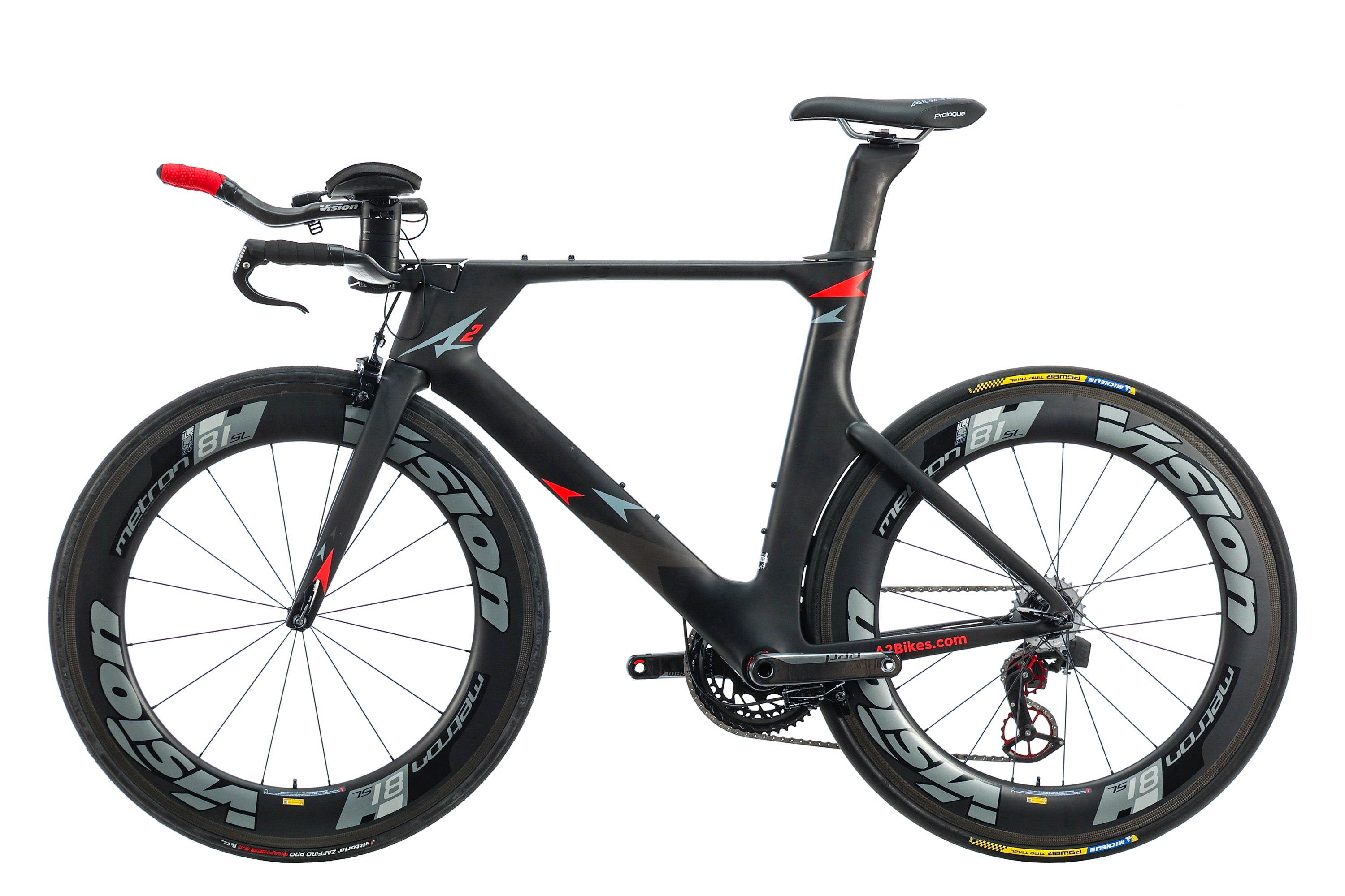 A2 Bikes Speed Phreak Triathlon Bike 2019 - Large Size | Premium Carbon Frame & Aero Wheels for Competitive Racing & Endurance Training