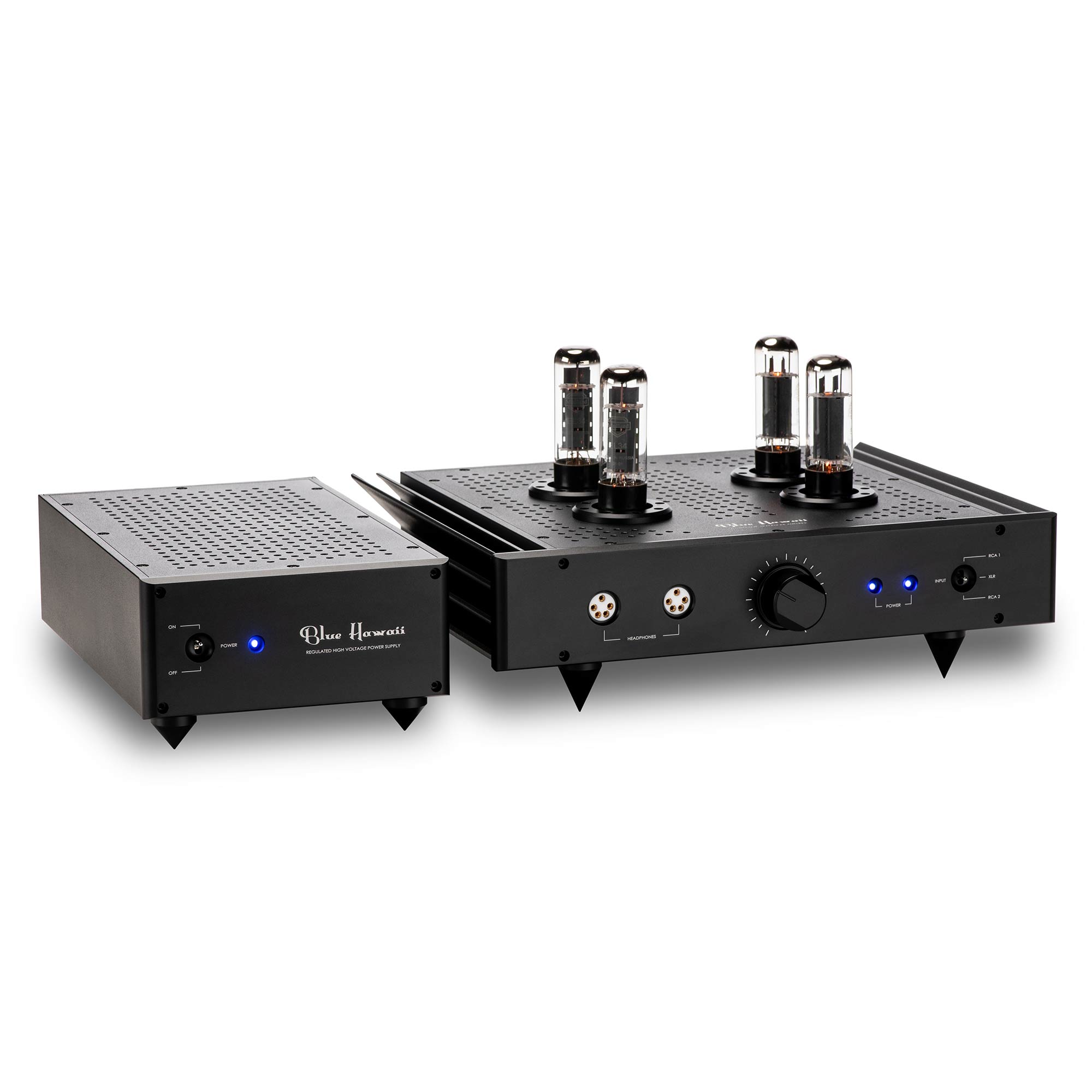 Blue Hawaii Special Edition Electrostatic Headphone Amplifier - Premium Audiophile HeadAmp for Stax Headphones | Perfect for Home Listening Studios & High-End Audio Systems