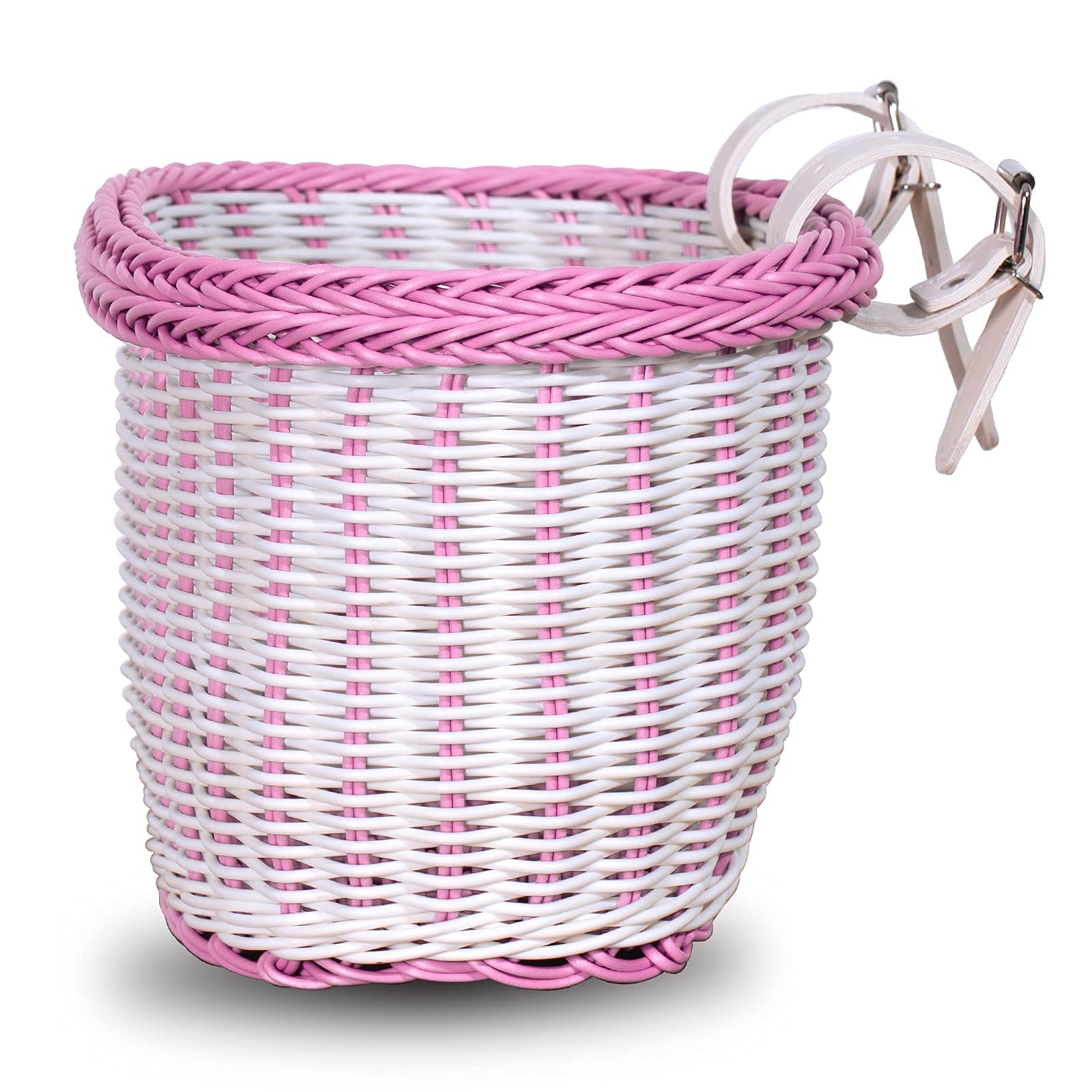 EIRONA Waterproof Front Handlebar Basket for 12-18 Inch Girls Bikes - Durable Bike Storage Accessory for School, Shopping & Picnics