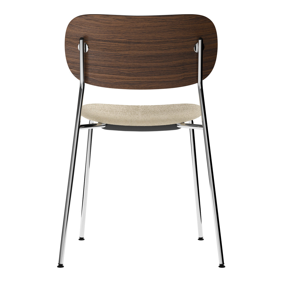 Co Dining Stackable Chair - Upholstered Seat for Kitchen, Dining Room & Outdoor Patio | Comfortable & Space-Saving Furniture