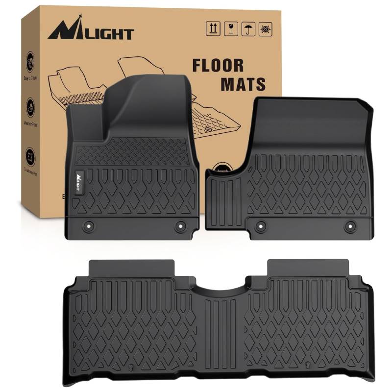 2022-2025 Hyundai IONIQ 5 Custom Fit TPE Floor Mats for SE/SEL Models - All-Weather Protection & Non-Slip Design | Perfect for Daily Commute & Road Trips