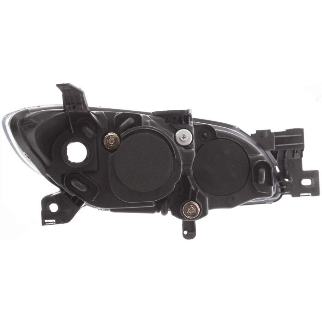 2004-2009 Mazda 3 Sedan Driver Side Headlight Assembly - CAPA Certified Replacement (Part# MA2518108/MA2518108C, BN8P510L0C) - Perfect for Night Driving & Foggy Conditions