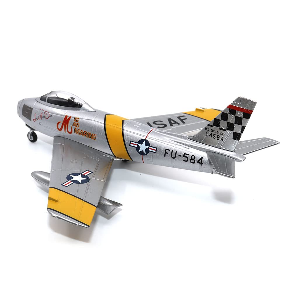 1:72 Scale North American F-86F Sabre Diecast Model - Military Aircraft Collectible by Motorcity Classics | Perfect for Aviation Enthusiasts & History Buffs Display