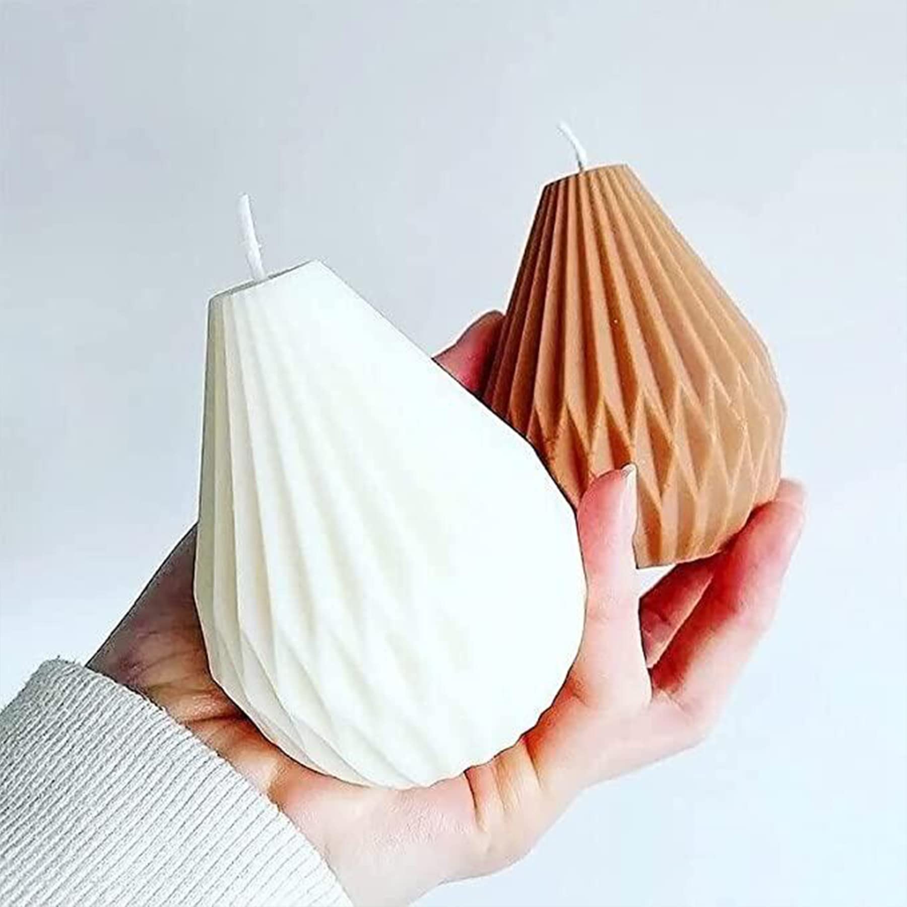 Pear-Shaped Silicone Candle Mold for Aromatherapy Candles, Wax Making, Resin Casting & DIY Crafts – Perfect for Homemade Gifts, Wedding Decor & Relaxation Candles