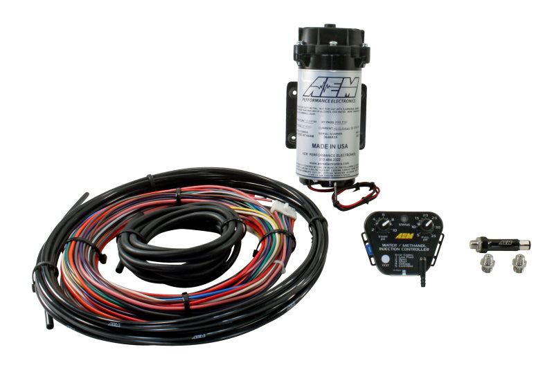 AEM V3 Water Methanol Injection Kit - No Tank (Internal Map) for High-Performance Turbocharged & Supercharged Engines - Boost Power & Reduce Engine Heat