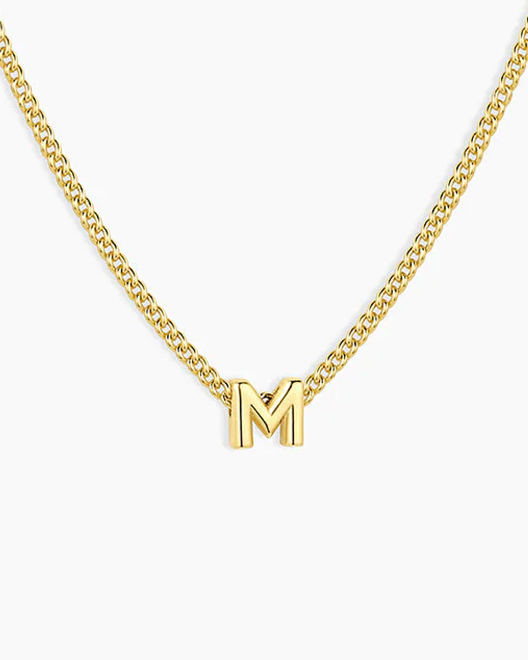 Wilder Mini Alphabet Necklace - Personalized Initial Pendant Jewelry for Women | Perfect Gift for Birthday, Anniversary & Everyday Wear