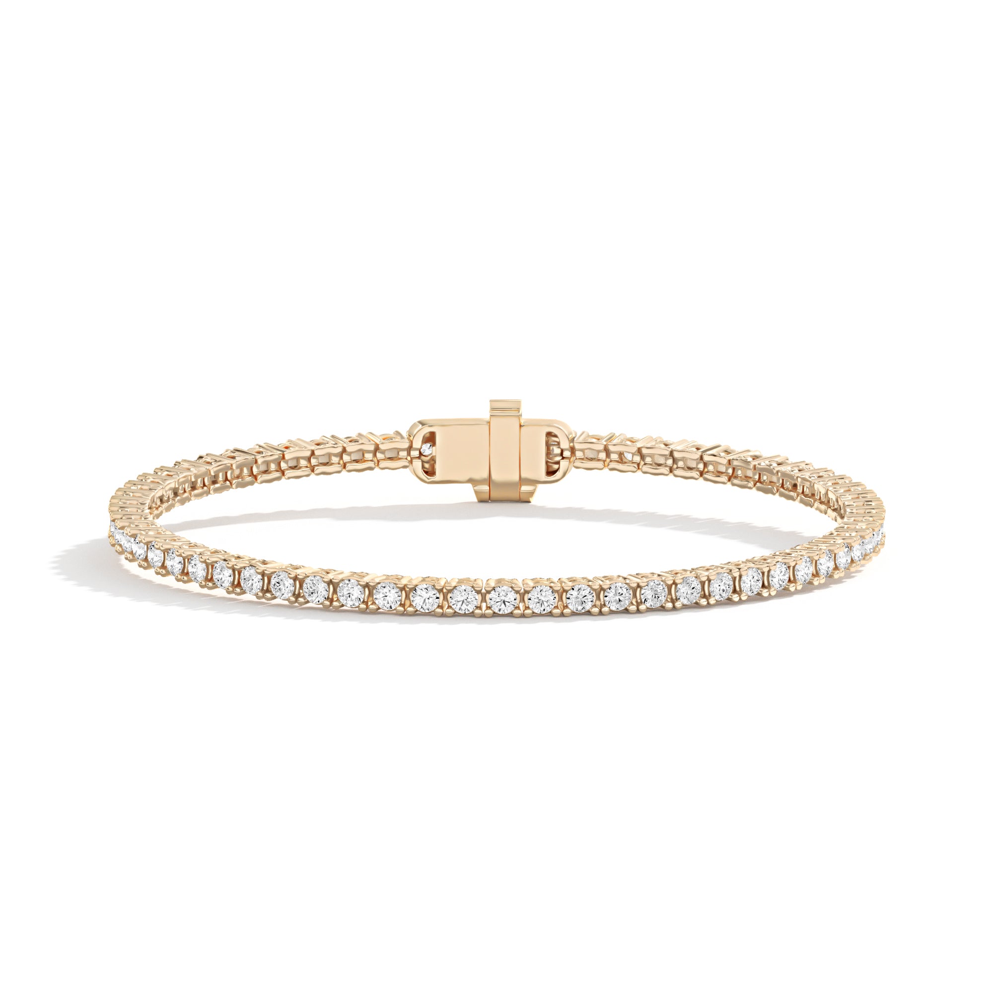 3 Carat Diamond Tennis Bracelet for Women - Elegant & Durable 14K Gold/White Gold/Silver - Perfect for Weddings, Anniversaries & Special Occasions