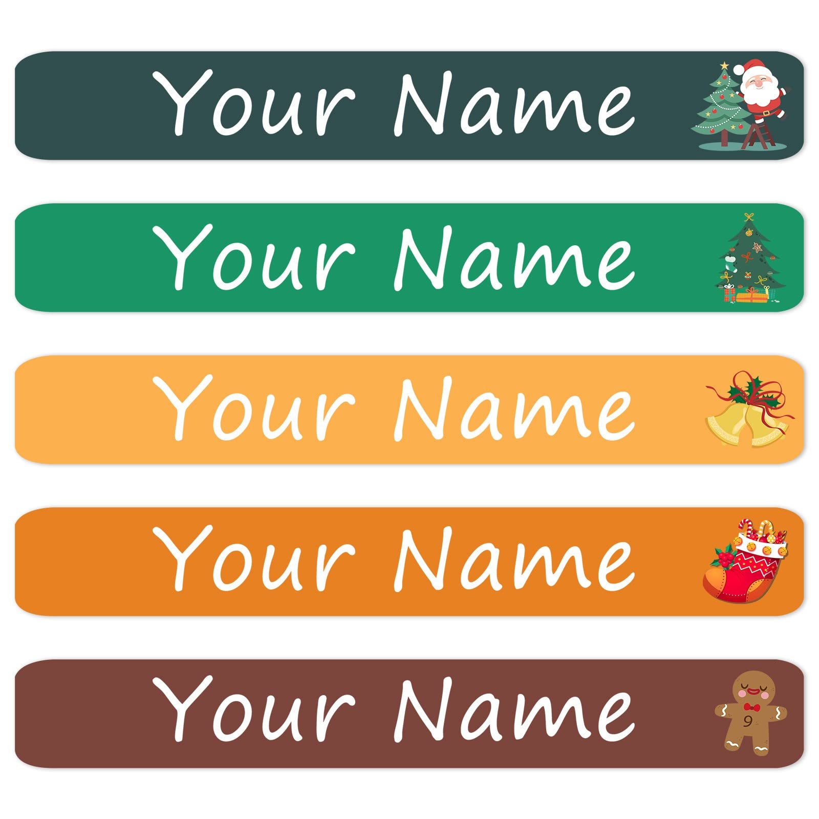 Custom Name Stickers for Kids - 100PCS Waterproof Labels for School & Daycare