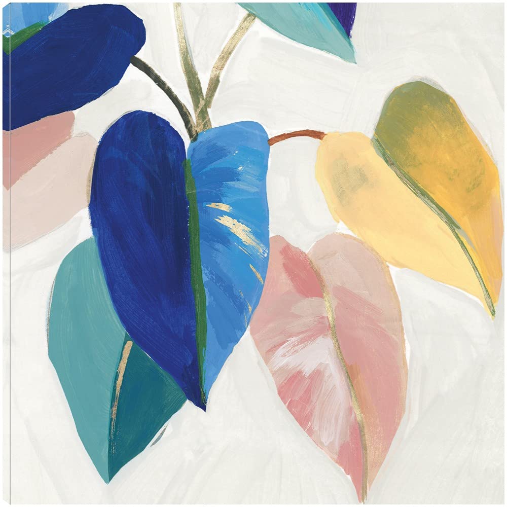 Bright Mood Fine Art Canvas Wall Decor by Artist Isabelle Z - 37x37 Inch Ready to Hang Painting for Living Room, Bedroom, Office & More - Perfect for Home, Kitchen, Bathroom & Dining Room Decor