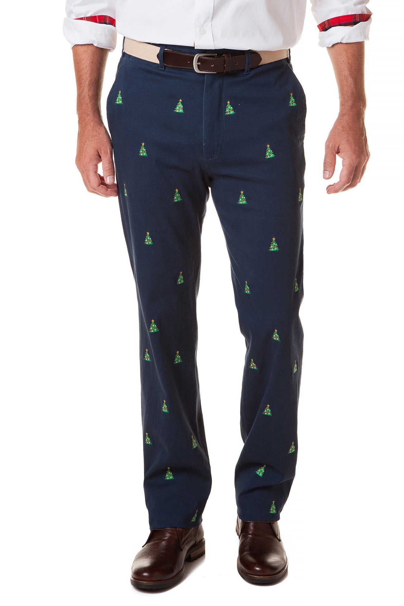 Stretch Twill Harbor Pant in Nantucket Navy - Comfortable & Stylish Men's Casual Pants for Christmas Holiday & Everyday Wear
