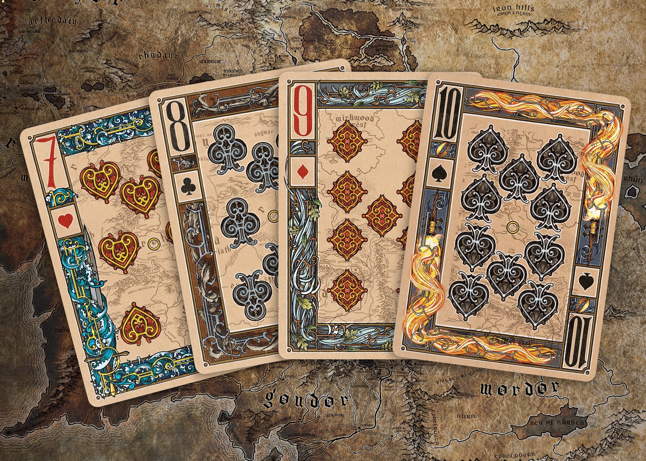 Premium Gilded Two Towers Playing Cards - Luxury Gold Foil Deck for Poker, Magic Tricks & Collectors - Perfect for Game Nights, Gifts & Cardistry