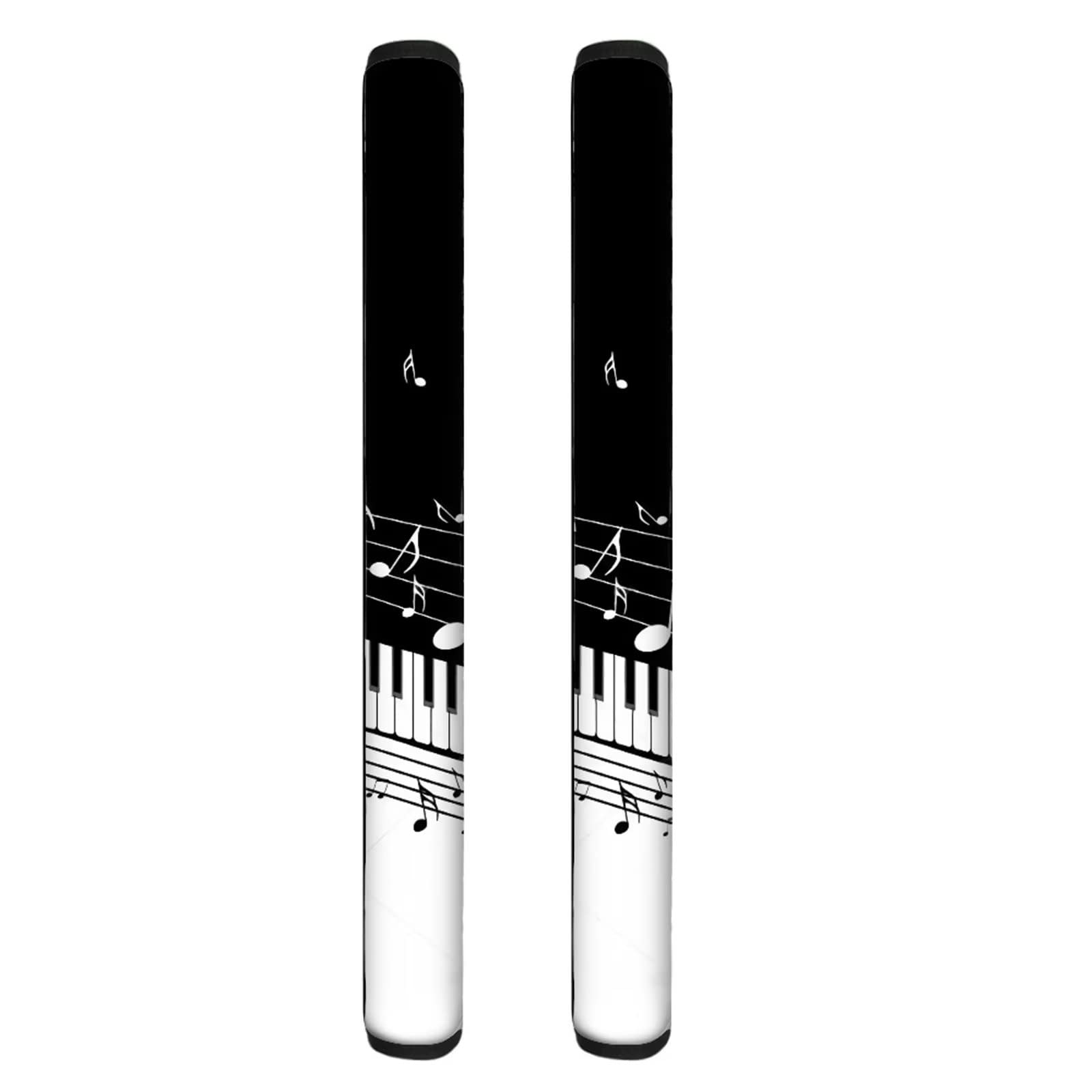 DISNIMO Music Note Refrigerator Handle Covers - 1 Pair Non-Slip Kitchen Appliance Protectors for Fridge, Oven & Microwave - Keep Appliances Clean & Stylish - Perfect for Home Kitchen Decor & Organization