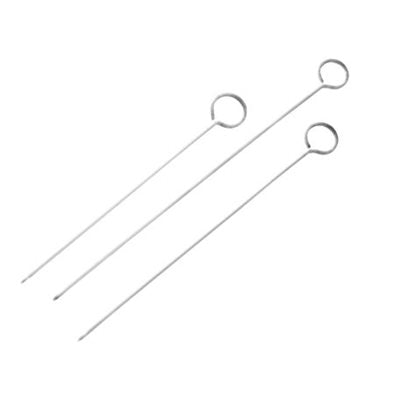 Johnson & Rose 10-Piece Stainless Steel Skewer Set for Grilling, BBQ, and Kabobs - Perfect for Outdoor Cooking, Camping, and Backyard Parties