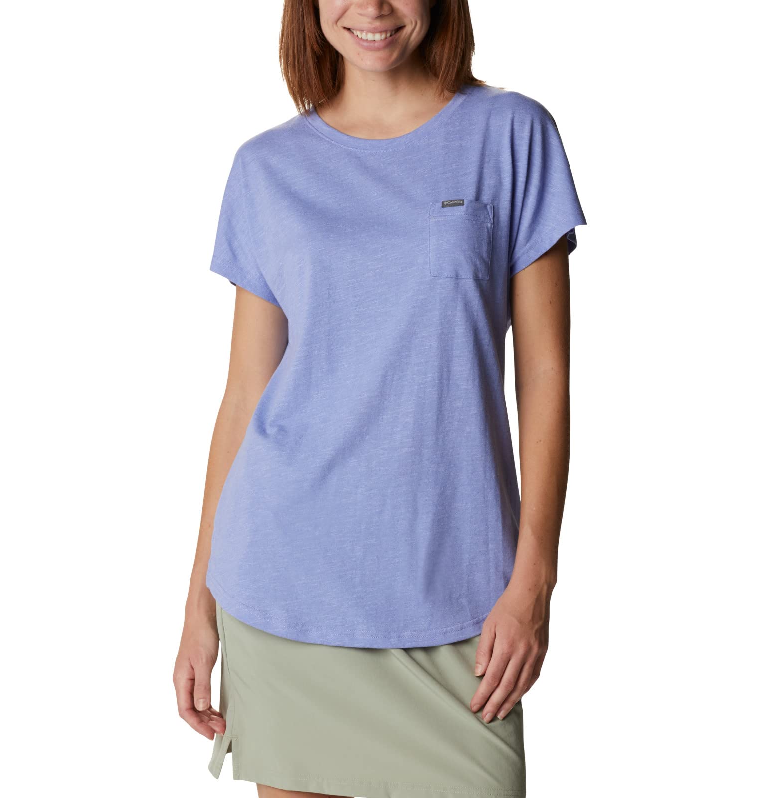 Columbia Women's Cades Cape Tee - Lightweight Quick-Dry Short Sleeve T-Shirt for Hiking, Travel & Outdoor Activities