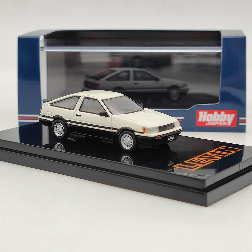 1/64 Scale Hobby Japan TOYOTA COROLLA LEVIN AE86 3-Door GT APEX 1983 White Diecast Model Car - Limited Edition Collectible Toy for Adults, Perfect for Display, Gifts, and Car Enthusiast Collections (HJ641037AWK)