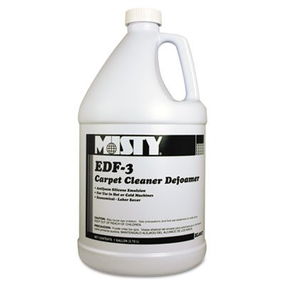 EDF-3 Carpet Cleaner Defoamer - 1 Gallon Bottle (4/Carton) - Professional Carpet Cleaning Solution for Home & Commercial Use