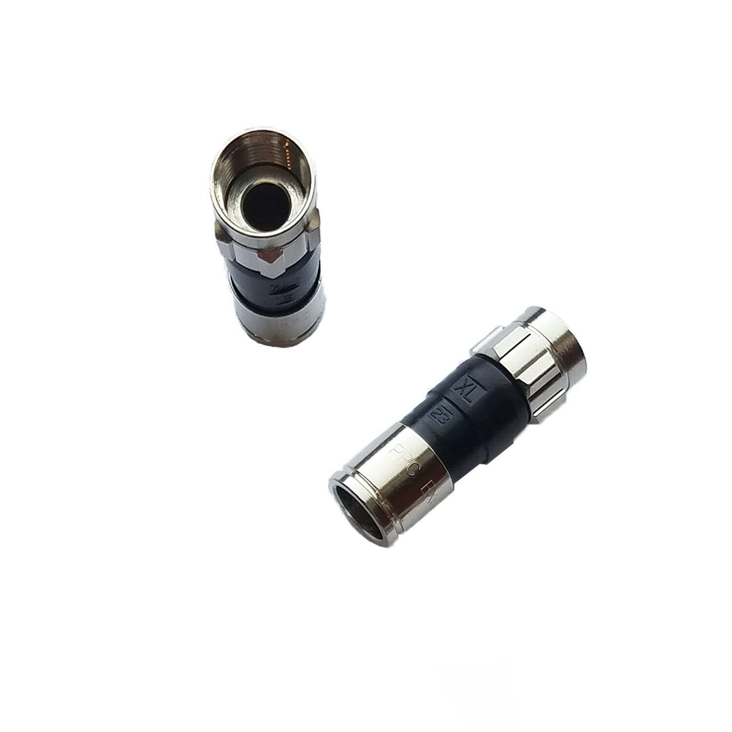 PPC EX6XLPLUS RG6 Snap & Seal Outdoor Compression Connectors - 1000pcs Bulk Pack for Cable TV, Satellite & Broadband Installations