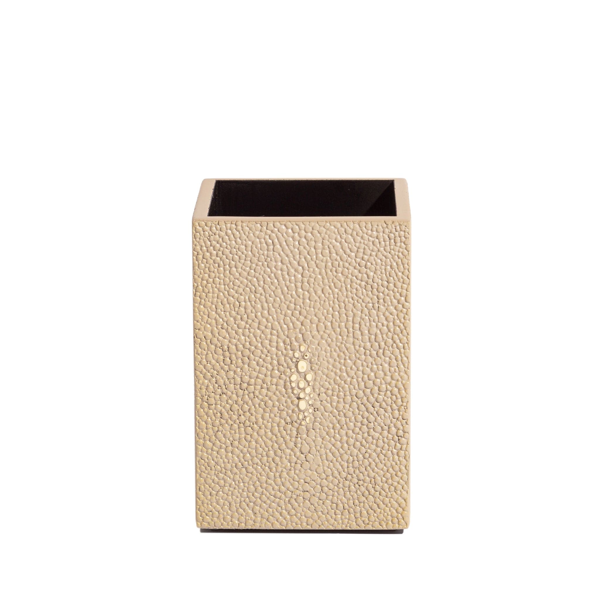 Shagreen Natural Chelsea Toothbrush Holder - Modern Bathroom Organizer for Toothbrushes & Dental Care Essentials | Perfect for Home, Apartment, and Travel Use