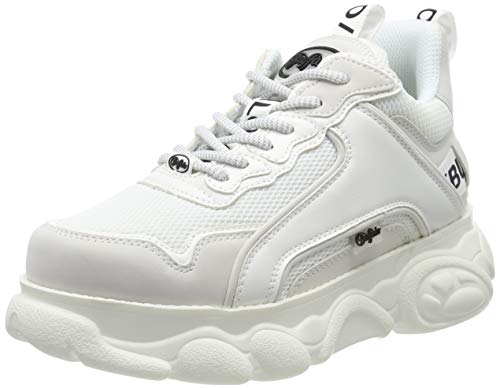Buffalo Women's Low-Top Casual Sneakers - Comfortable Walking Shoes for Women - Lightweight & Breathable - Perfect for Work, Travel & Everyday Wear