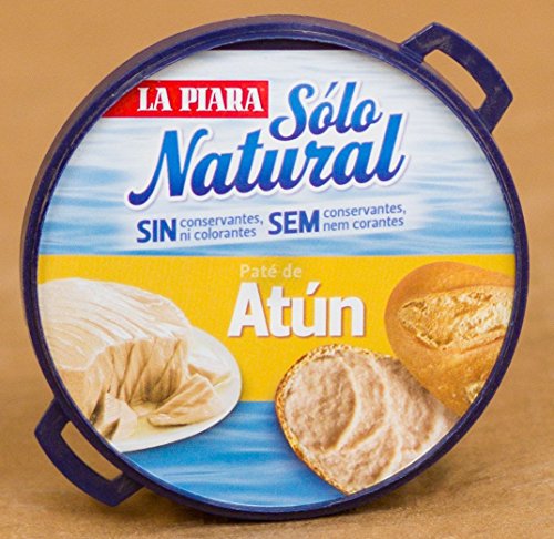 Premium Natural Tuna Pate 75g Tin - Spanish Tapas Style, No Preservatives or Artificial Colors - Gourmet Seafood Spread for Crackers, Sandwiches & Tapas Parties