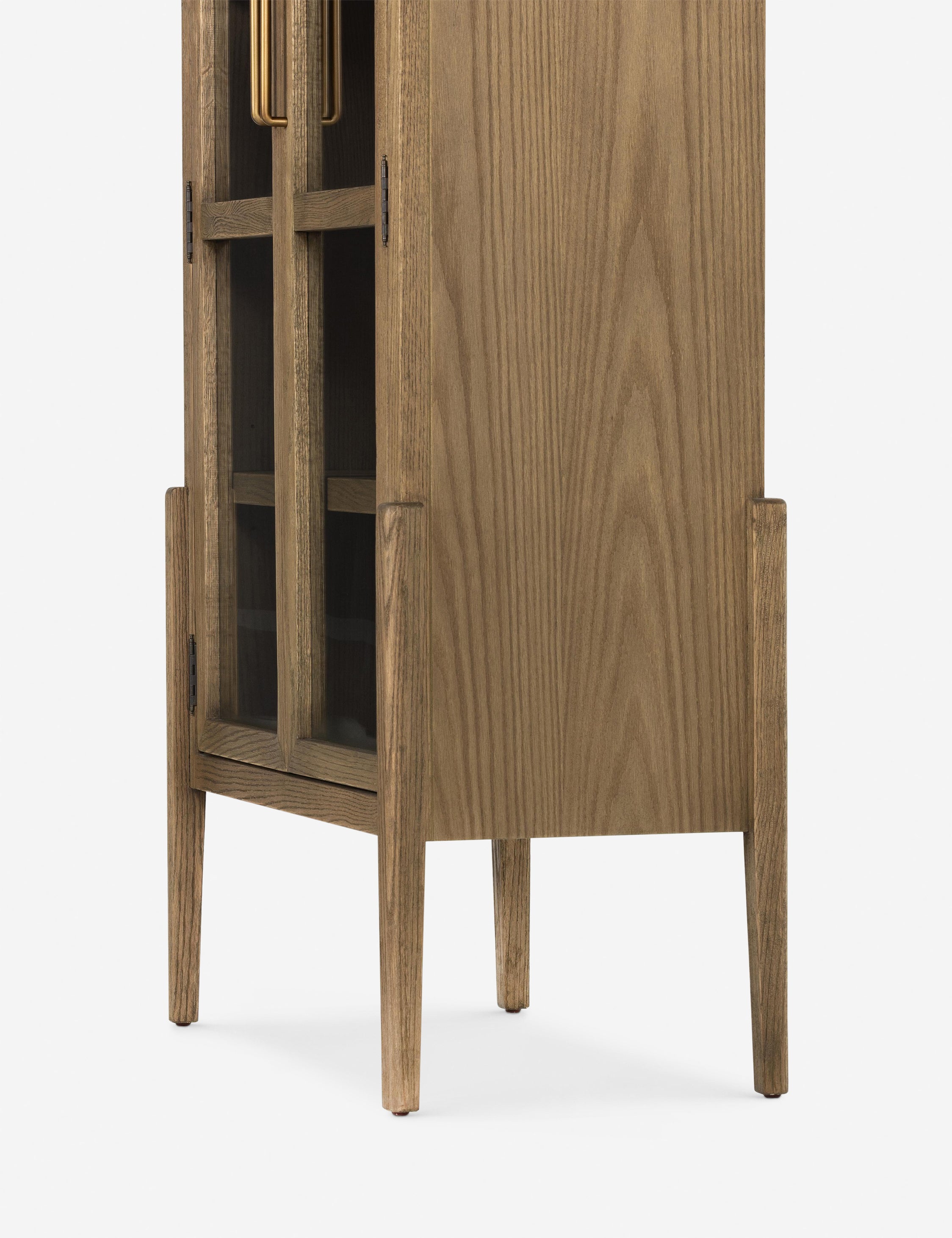 Apolline Glass Display Cabinet - Elegant Curio Cabinet for Collectibles & Home Decor - Perfect for Living Room, Dining Room, or Office Display