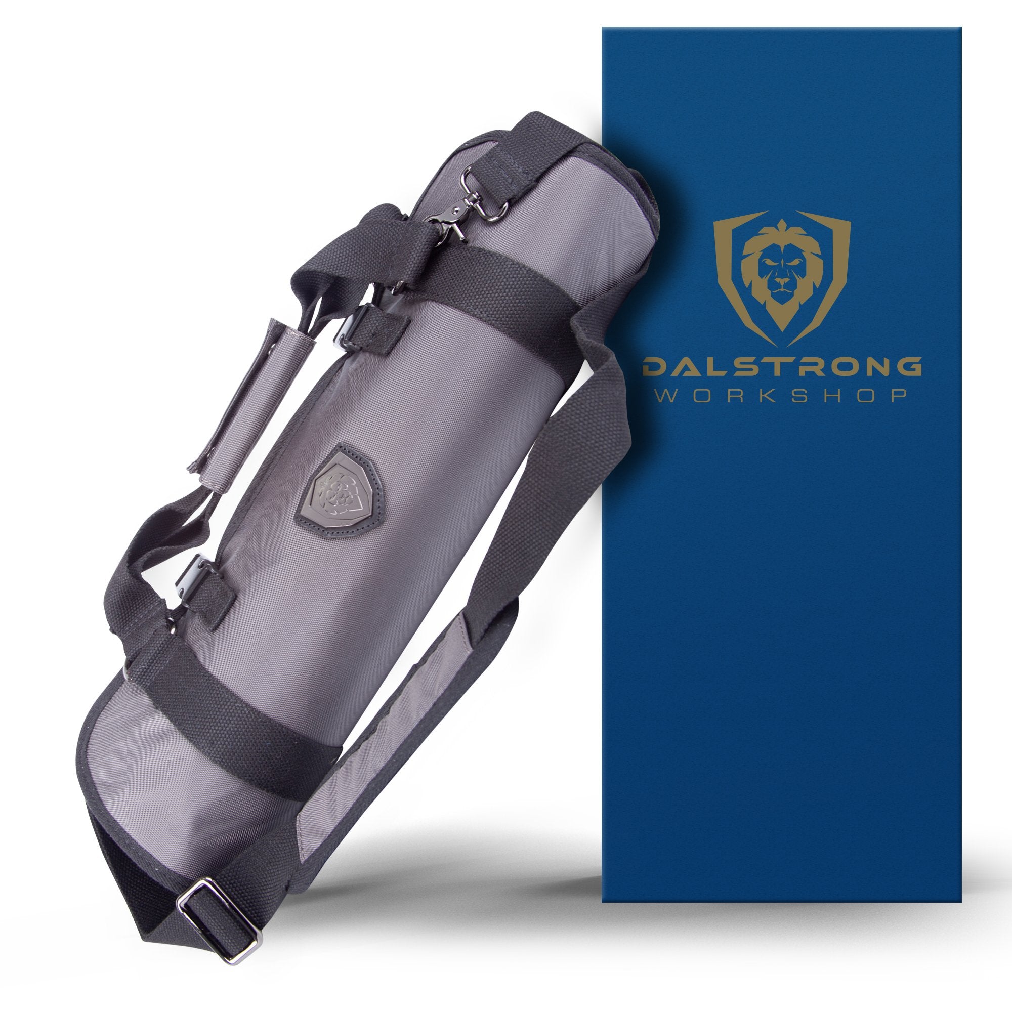 Premium Knife Roll - Graphite Black Ballistic Series by Dalstrong | Professional Chef Knife Storage & Organizer for Kitchen, Travel & Culinary School