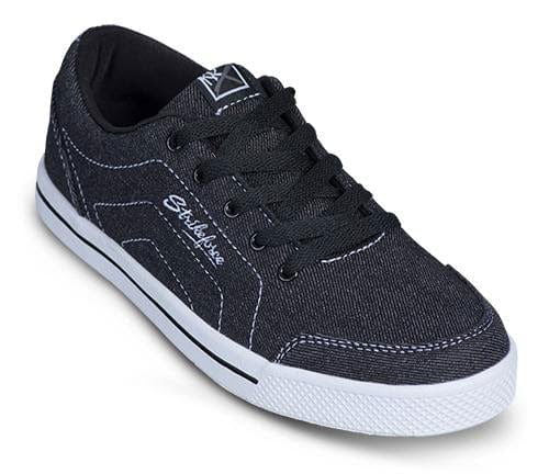 KR Strikeforce Women's Laguna Black Denim Bowling Shoes - Comfortable & Stylish for League Play & Casual Bowling