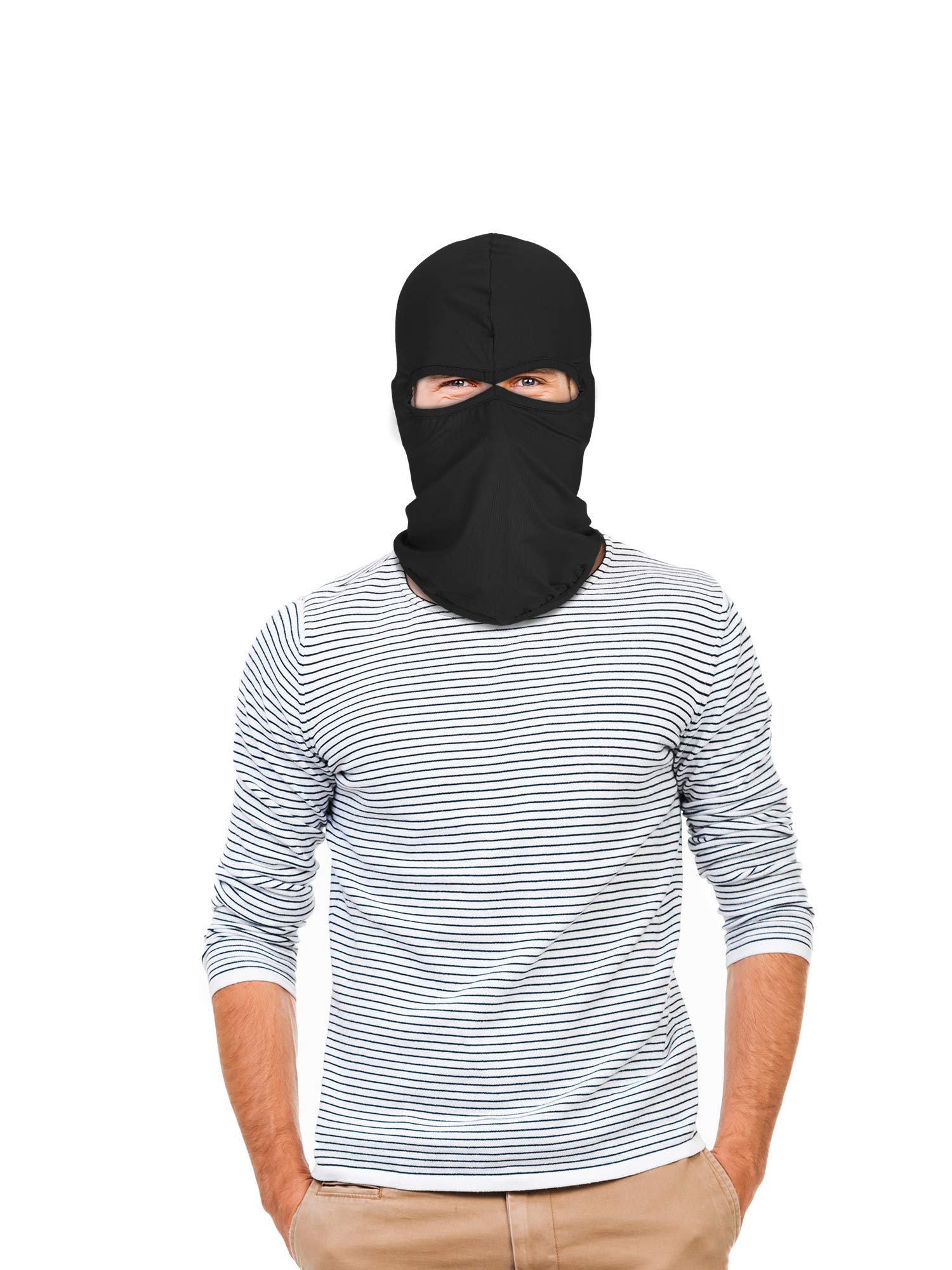 Syhood 6-Pack Ice Silk Balaclava Mask - UV Protection Full Face Cover for Outdoor Sports, Skiing, Cycling & Motorcycle Riding - Windproof Unisex Ski Mask for Men & Women (Ideal for Winter Sports, Hiking & Cold Weather Activities)