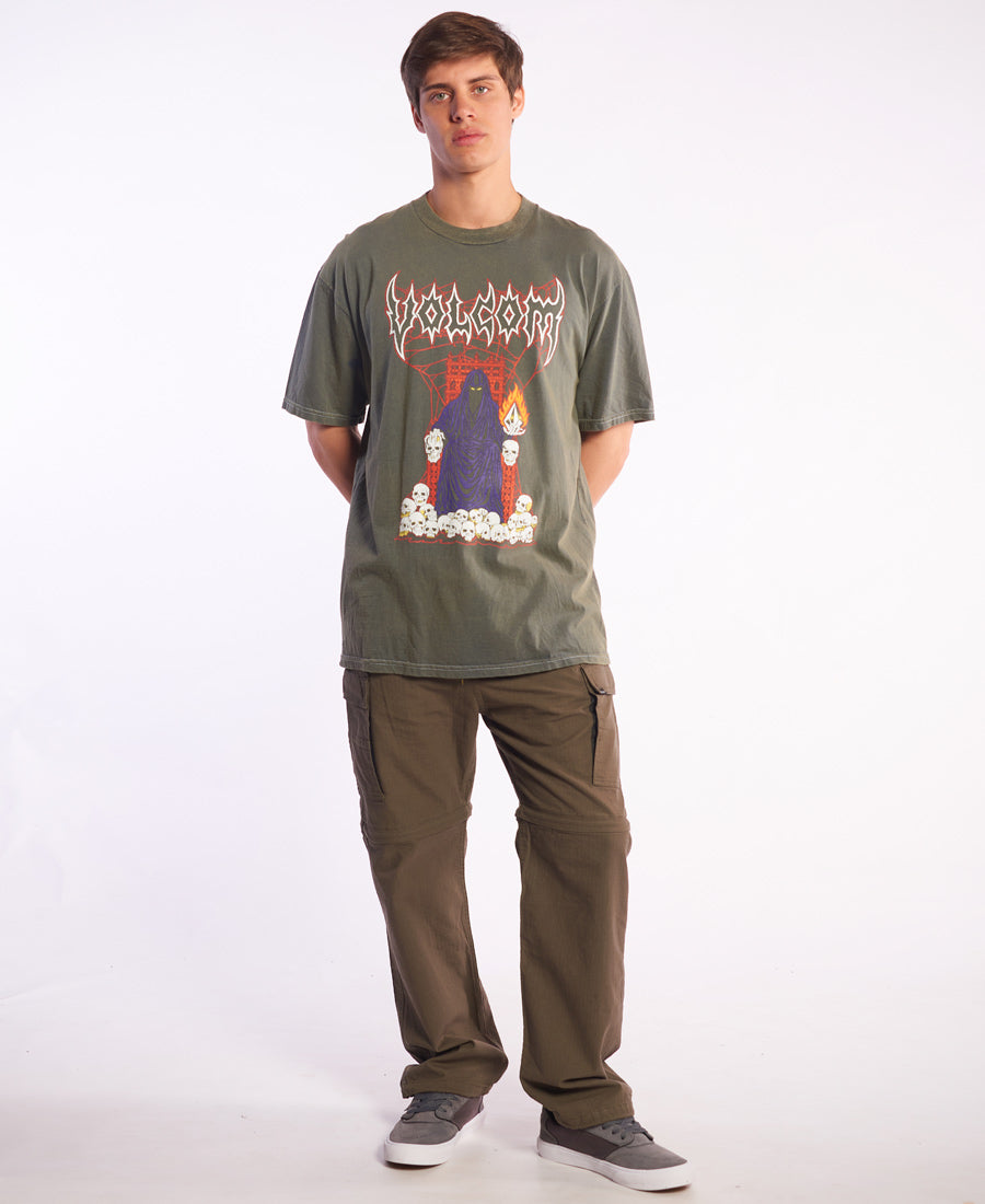 Volcom Men's Mc Acid Lord T-Shirt - Comfortable Cotton Tee for Casual Wear, Street Style & Everyday Outfits