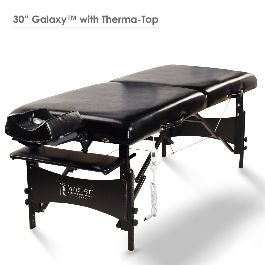 Master Massage® 30 GALAXY Portable Massage Table Set with Carrying Case - Professional Folding Massage Bed for Home, Spa & Therapy Use