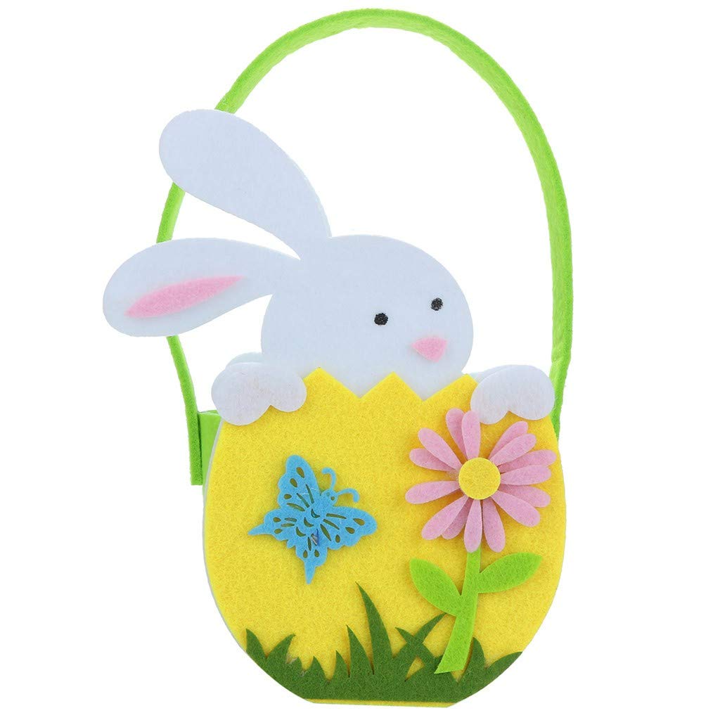 Easter Bunny Gift Bag - Creative Rabbit Candy Pouch for Home Decor & Christmas