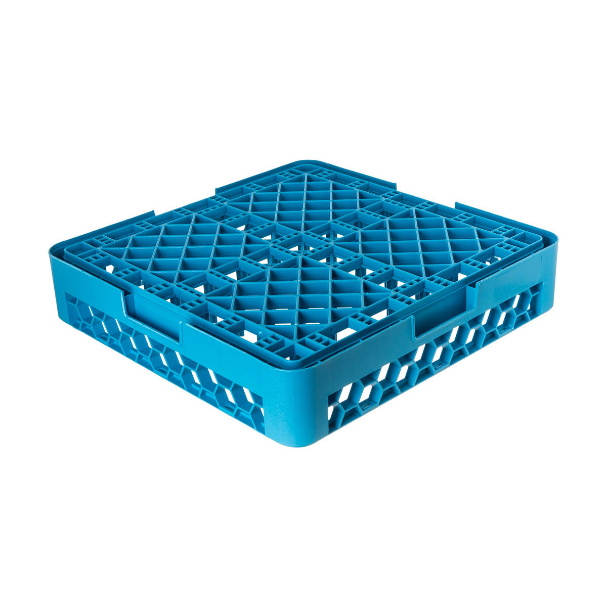 Carlisle RP14 OptiClean All Purpose Dish Rack for Plates & Trays - Full Size Blue Peg System - Perfect for Restaurants, Cafes & Home Kitchens