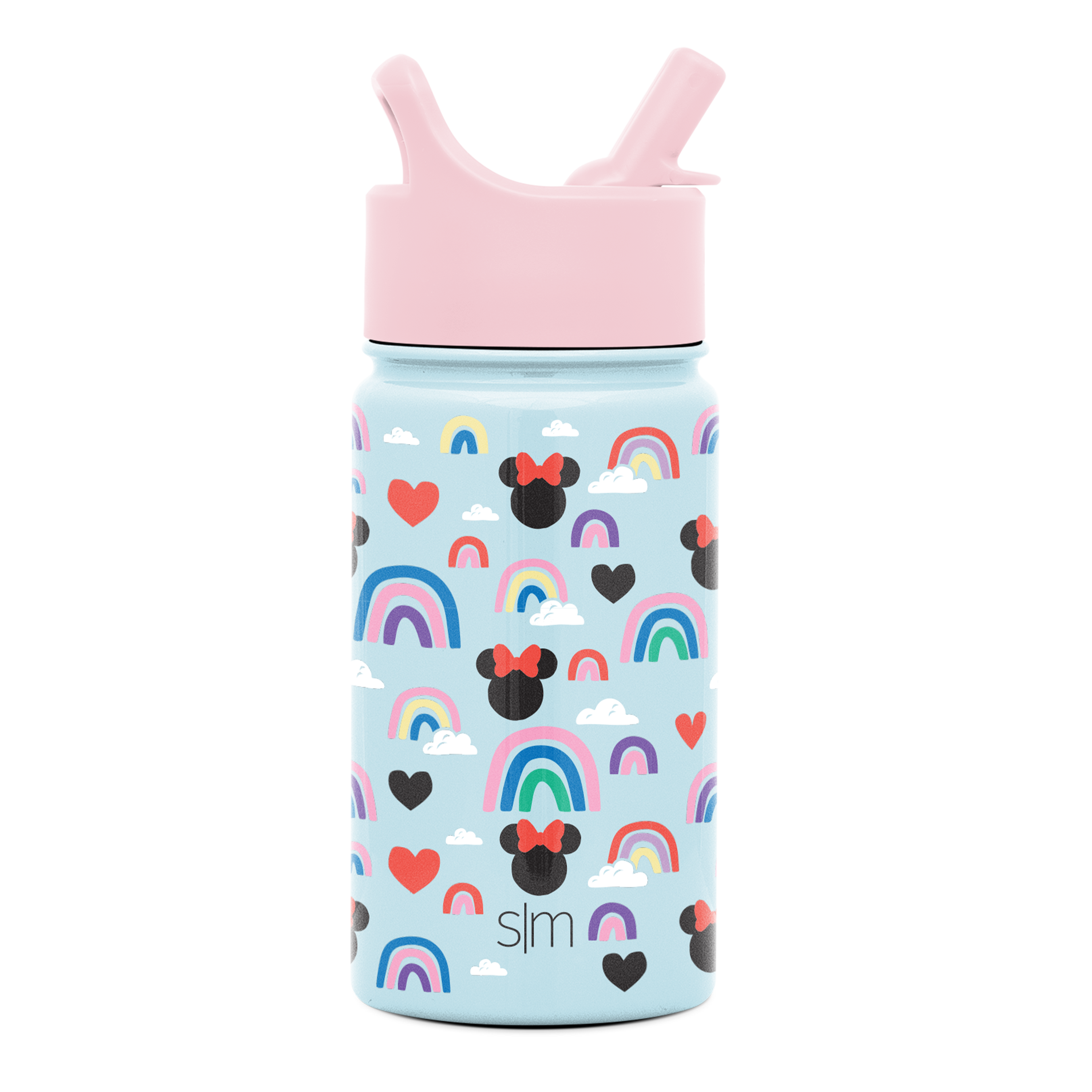 Summit Kids Water Bottle with Straw Lid - BPA Free, Leak Proof, Durable Stainless Steel Bottle for School, Sports & Outdoor Activities