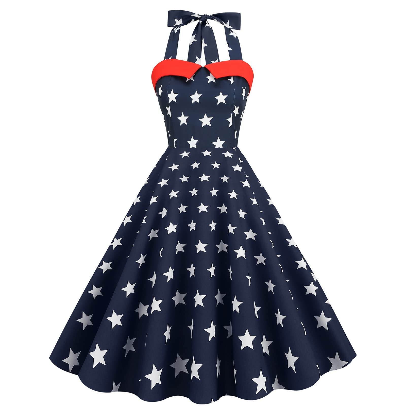 2022 Summer Dresses for Women - Retro Casual Pullover Print Sleeveless Long Dress & Short-Sleeve Crewneck Tiered Dress | Sexy Formal Party Wear & Everyday Outfits | Perfect for Beach Vacations, Date Nights and Office Occasions