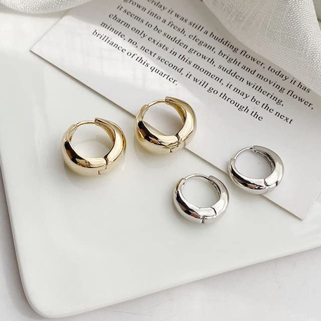 925 Sterling Silver Hoop Earrings for Women - Elegant Vintage Circle Earrings | Hypoallergenic Dainty Jewelry for Party, Birthday Gift & Everyday Wear