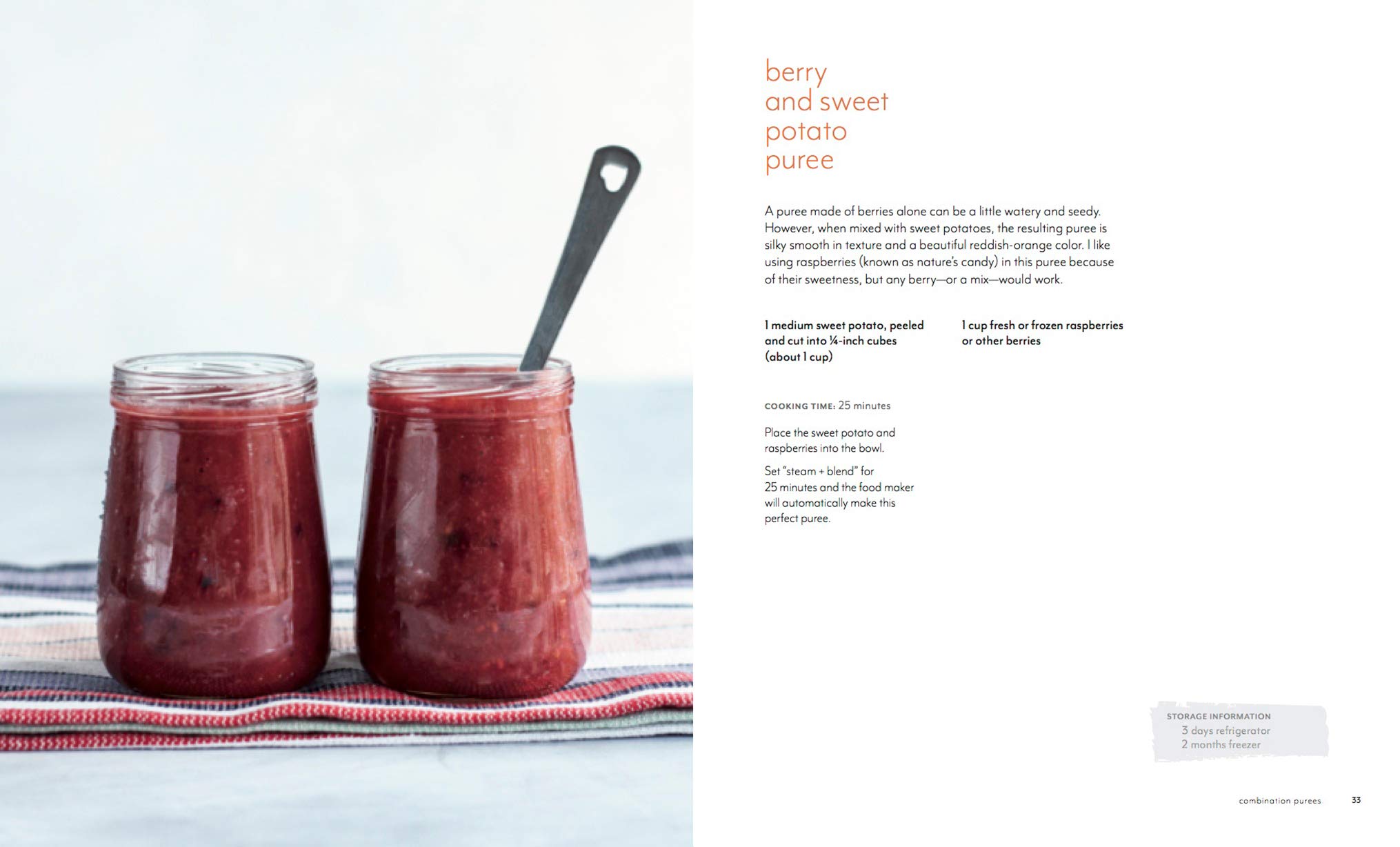 Organic Baby Food Cookbook - Easy Puree & Whole Food Recipes for Babies & Toddlers | Homemade Meals
