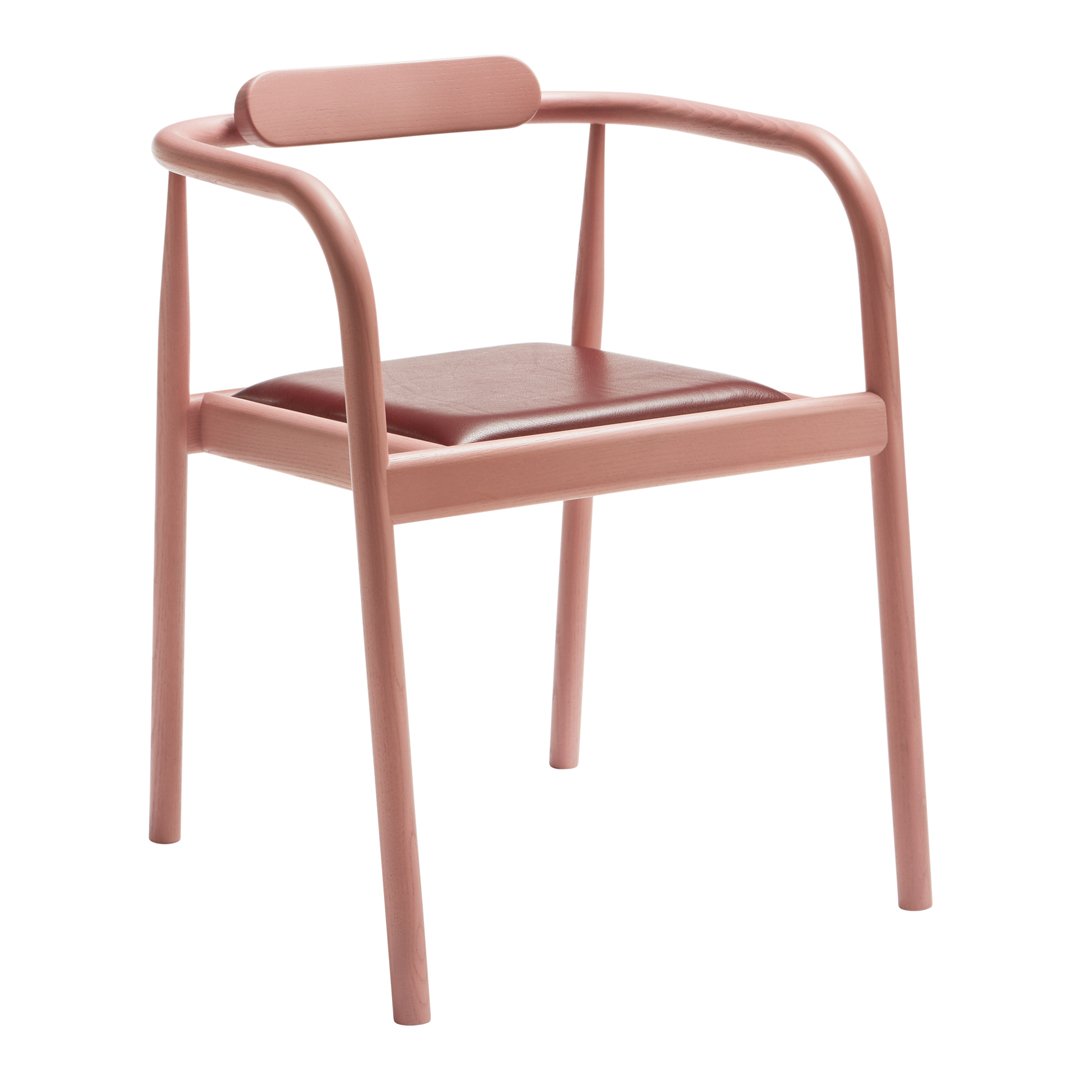 AHM Armchair - Upholstered Stackable Seat for Living Room, Office & Dining - Modern Comfortable Chair for Home & Workspace