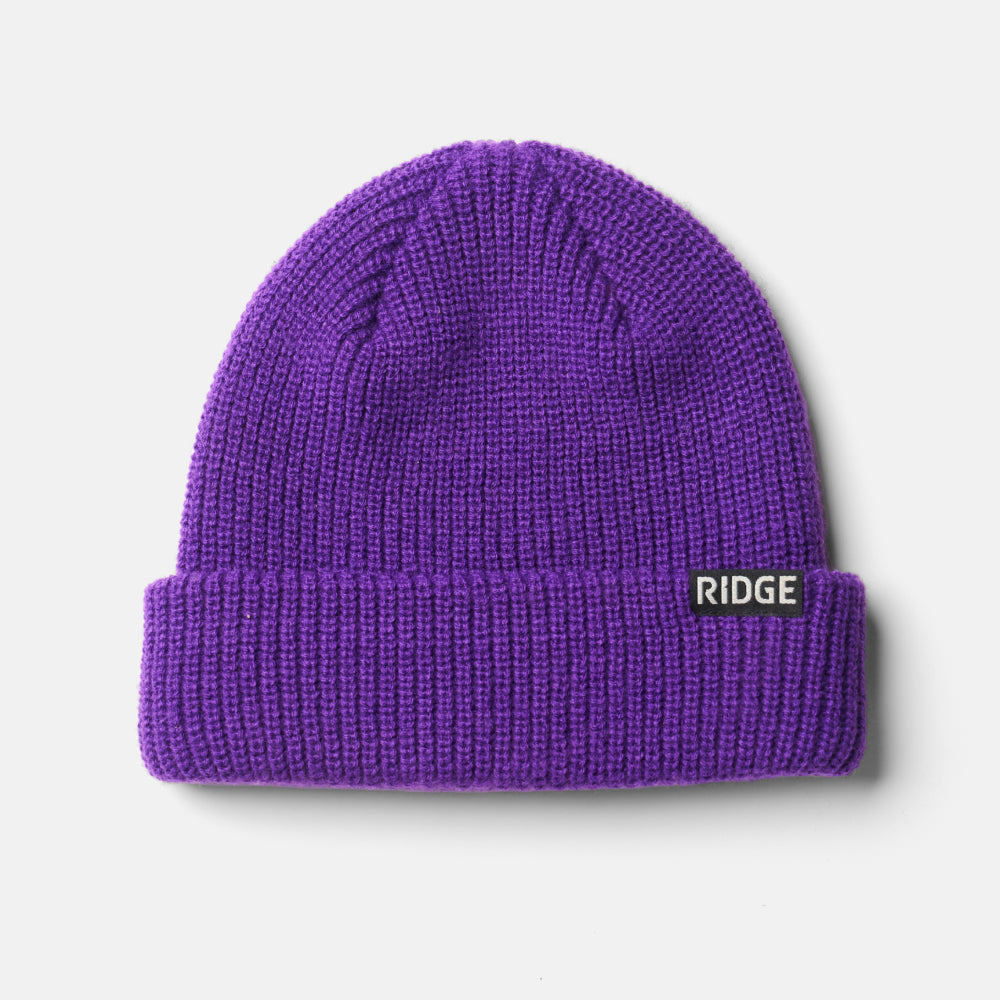 Classic Cuffed Beanie for Men & Women - Soft Winter Knit Hat in Alaska Twilight Color - Perfect for Skiing, Snowboarding & Outdoor Activities