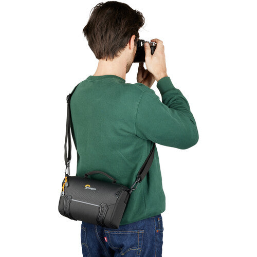 Lowepro Adventura SH 160 III DSLR Camera Shoulder Bag - Compact & Lightweight for Photographers (Black) | Perfect for Travel, Hiking & Everyday Photography