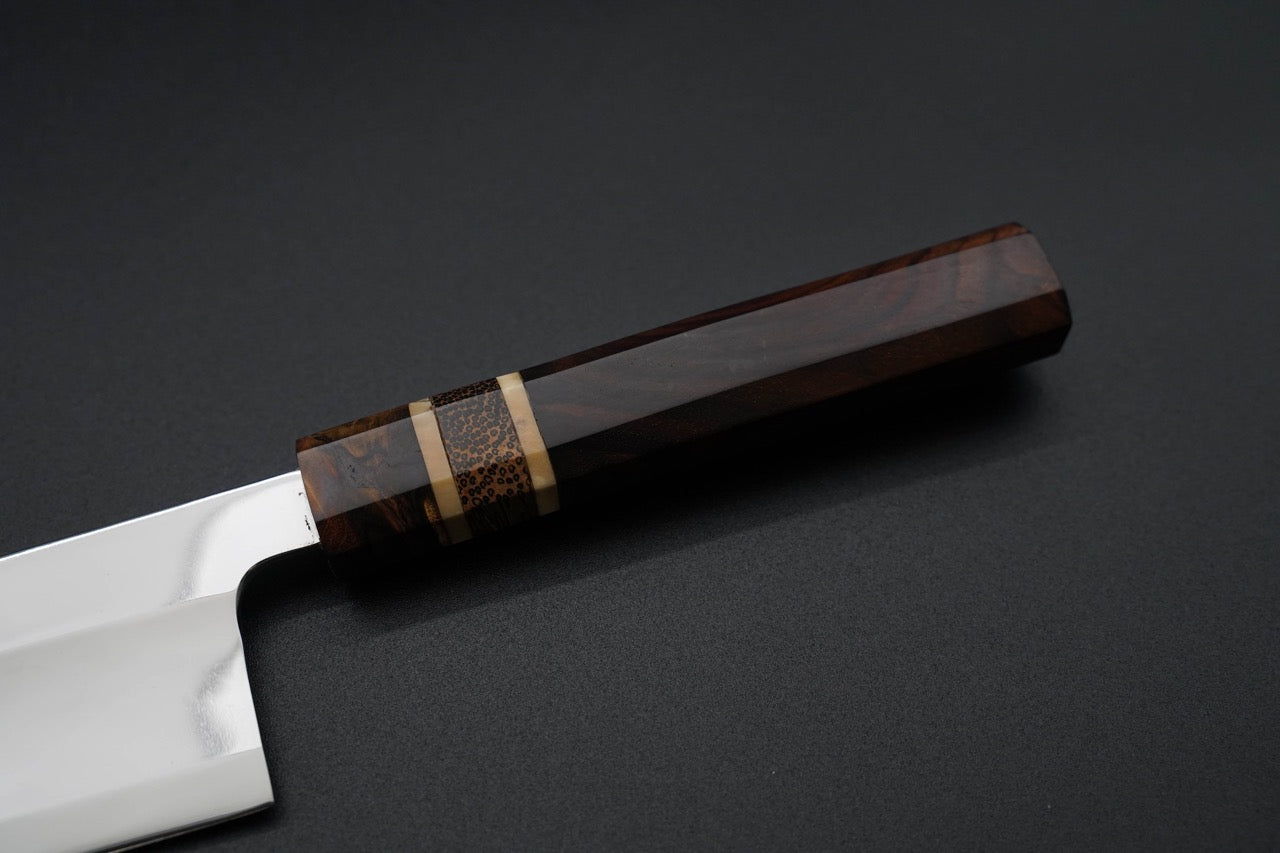 Premium Narra Chef Knife 240mm K-Tip Gyuto with S-Grind - High Carbon Stainless Steel Japanese Kitchen Knife for Professional Chefs & Home Cooking - Perfect for Slicing, Dicing & Meat Preparation
