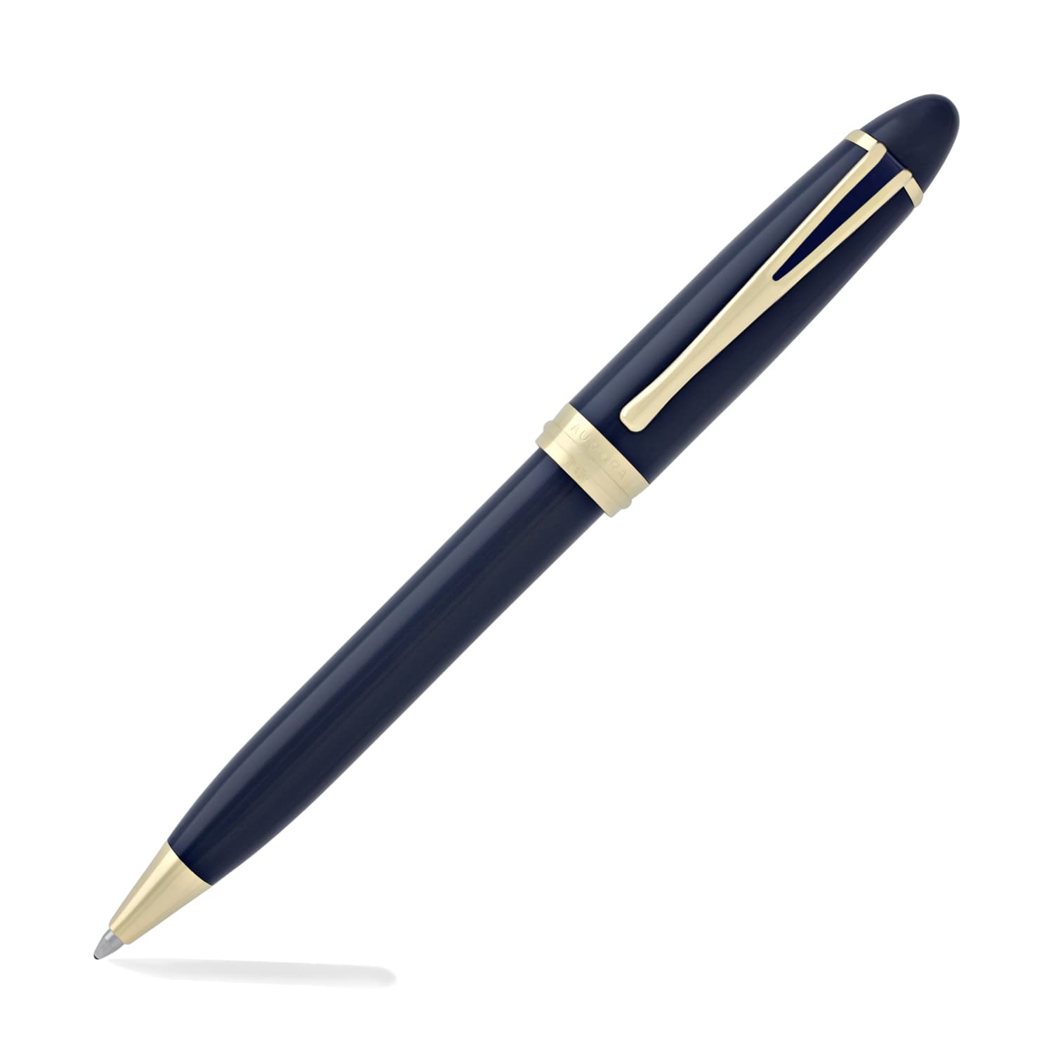 Aurora Ipsilon Deluxe Blue & Gold Ballpoint Pen - Premium Writing Instrument for Business, Gifts & Luxury Collectors
