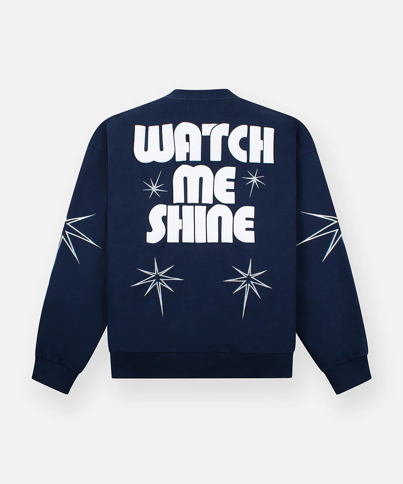 PAPER PLANES Watch Me Shine Crewneck Sweatshirt - Trendy Unisex Pullover for Casual Wear & Street Style