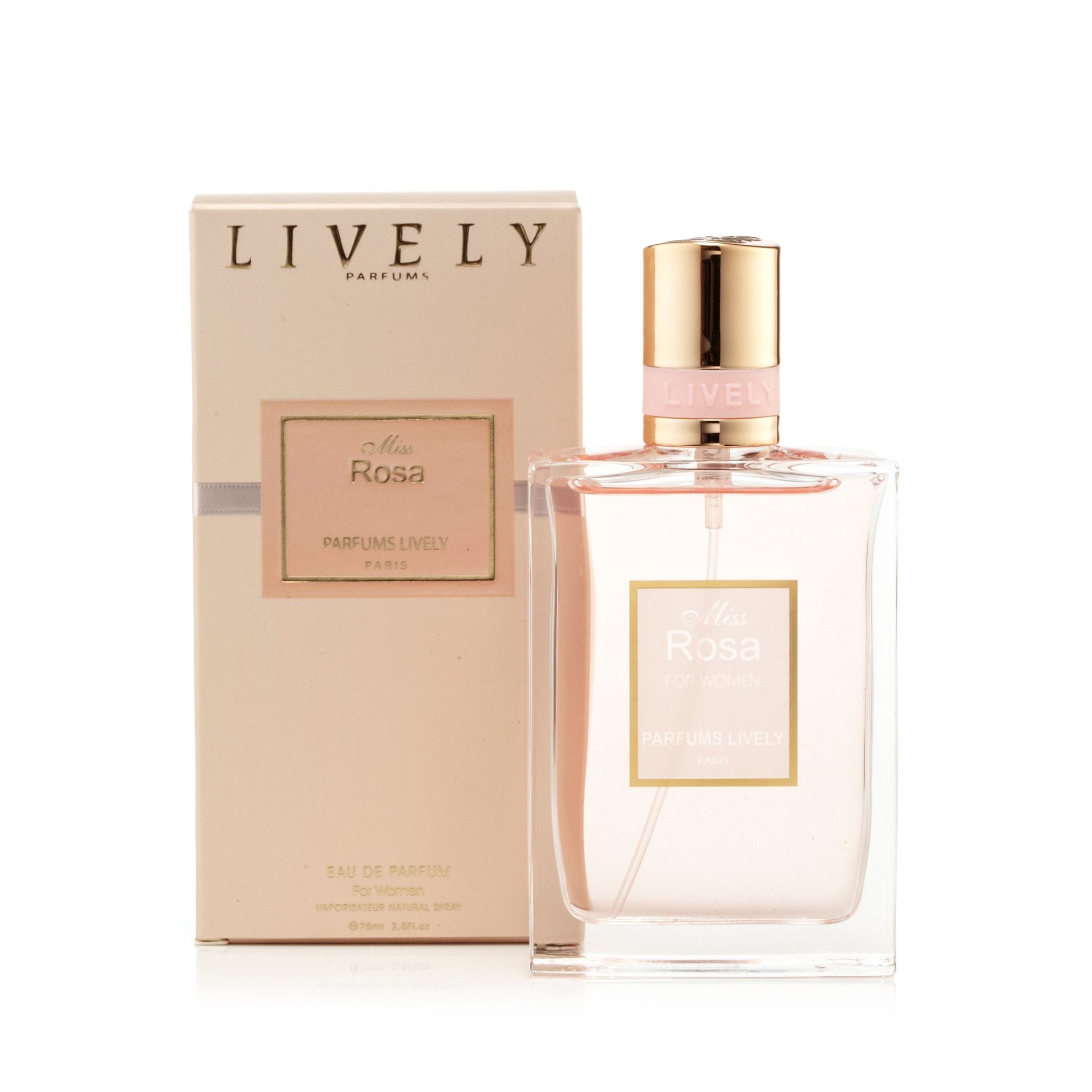 Lively Miss Rosa Perfume for Women - Floral & Fresh Fragrance - Long Lasting Eau de Parfum - Perfect for Date Night, Office & Special Occasions