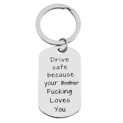 Personalized Safe Driving Keychain - Thoughtful Birthday & Christmas Gift for Women, Men, Teens, Boys & Girls - Perfect for New Drivers, Graduation, and Everyday Car Safety