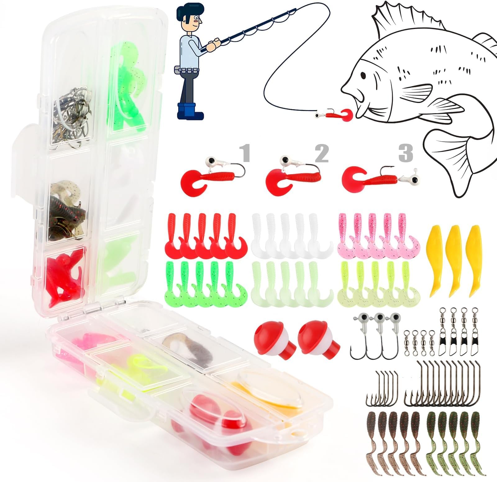 **Ultralight Telescopic Fishing Rod and Reel Combo with Tackle Bag - Portable All-in-One Fishing Gear Kit for Beginners, Adults & Kids - Perfect for Saltwater & Freshwater Fishing, Camping & Outdoor Adventures**