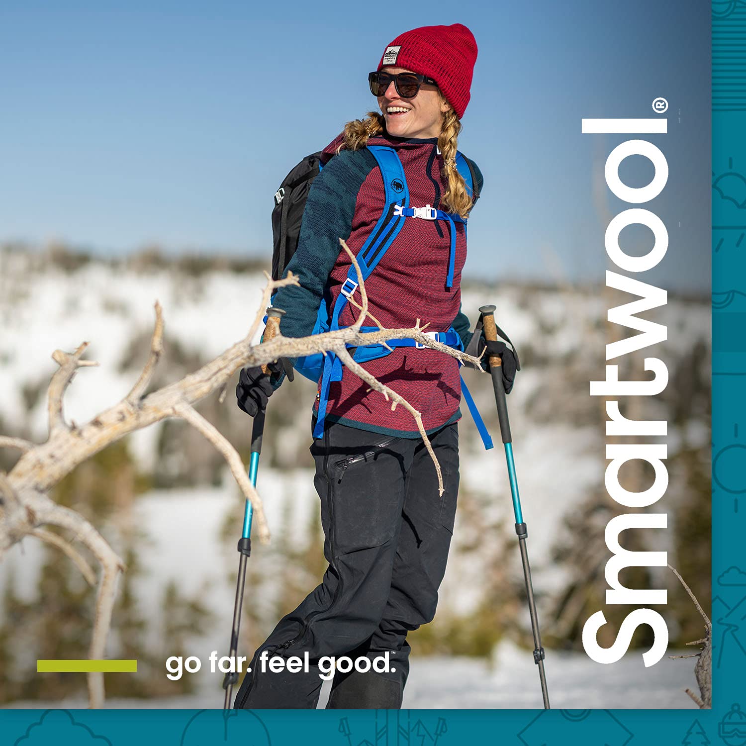 Smartwool Merino Fleece Gloves for Men & Women - Winter Outdoor Activities