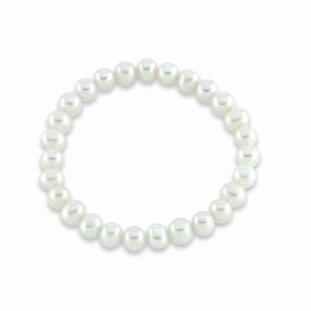 9mm White Pearl Bracelet for Women - Elegant & Timeless Jewelry Gift for Wedding, Party & Everyday Wear
