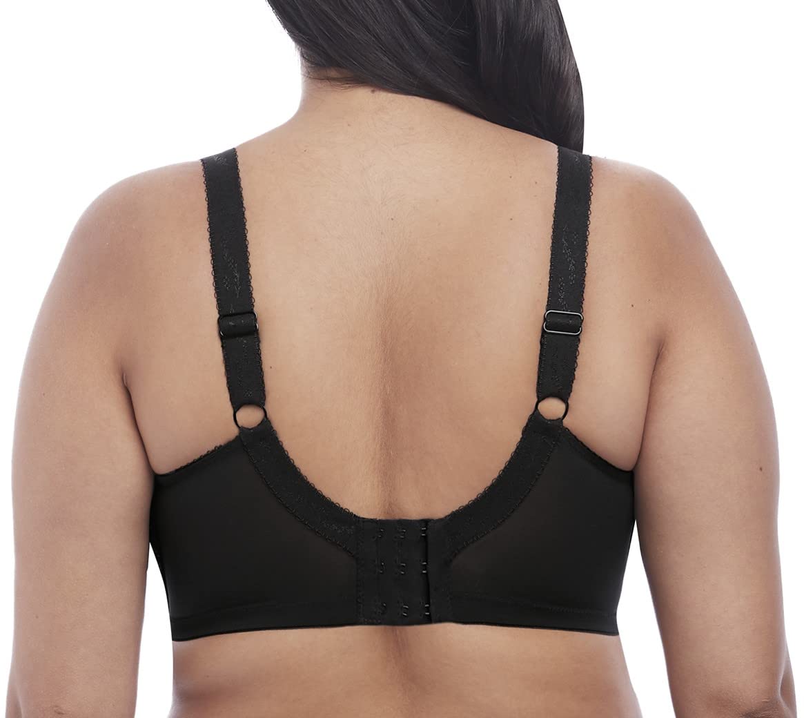 Elomi Women's Charley Bandless T-Shirt Bra - Floral Lace Underwire Bra with Breathable Spacer Fabric & Diamond Mesh Details - DD+ Cup Sizes - Perfect for Everyday Wear, Work & Special Occasions